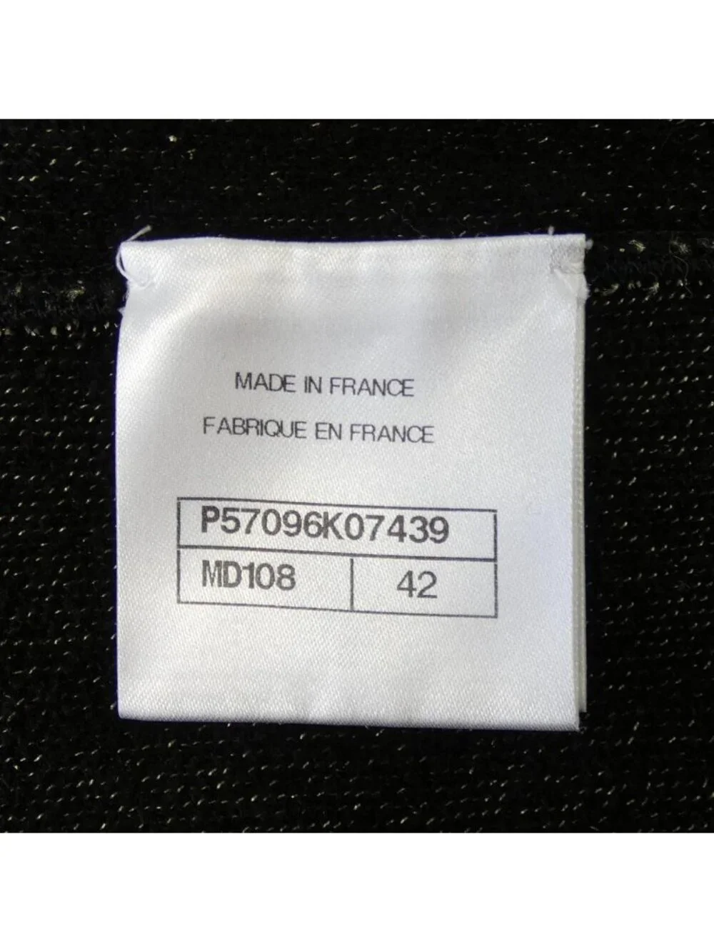 Chanel Knit Sweater Black